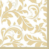 Golden Wedding Lunch Napkins 16ct | Wedding and Engagement Party